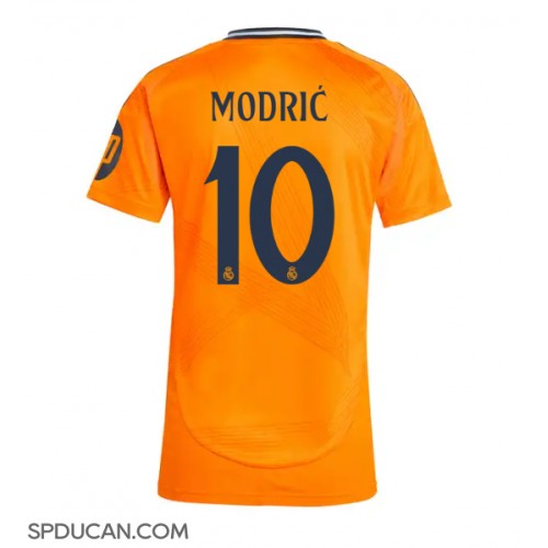 Zenski Nogometni Dres Real Madrid Luka Modric #10 Gostujuci 2024-25 Kratak Rukav